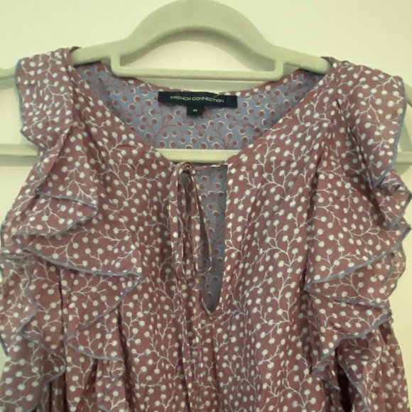Cold Shoulder French Connection Women's Blouse XS - Picture 3 of 6